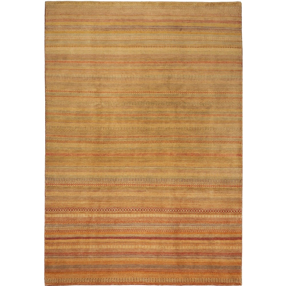 Tappeto Royal Gabbeh Pakistan arancione marrone 198x294 Tappeto Royal Gabbeh Pakistan arancione marrone 198x294
