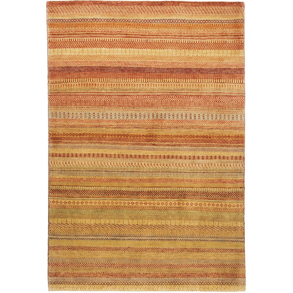 Tappeto Royal Gabbeh Pakistan arancione marrone 124x187 Tappeto Royal Gabbeh Pakistan arancione marrone 124x187