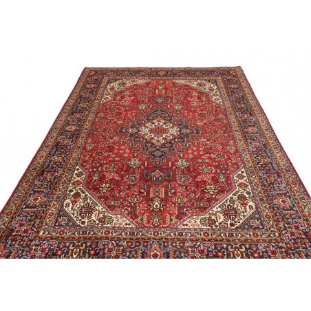 Tappeto Tabriz Persia marrone giallo 205x300