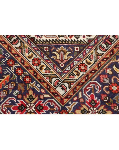 Tappeto Tabriz Persia marrone giallo 205x300