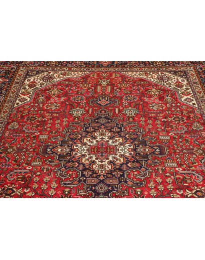 Tappeto Tabriz Persia marrone giallo 205x300