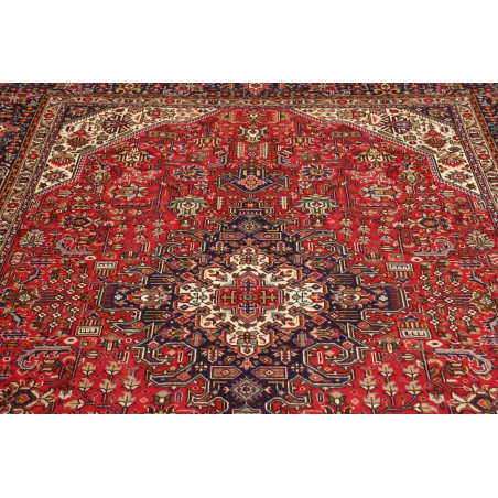 Tappeto Tabriz Persia marrone giallo 205x300