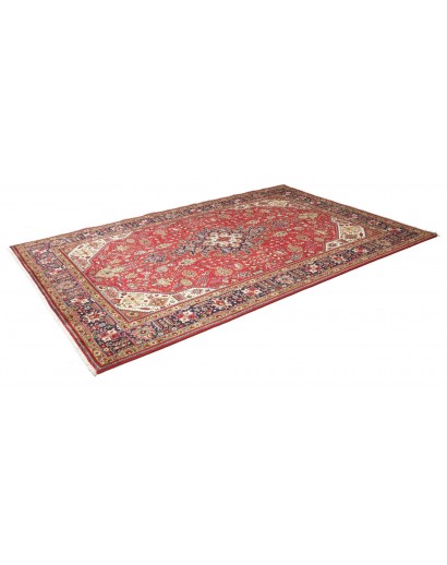 Tappeto Tabriz Persia marrone giallo 197x300