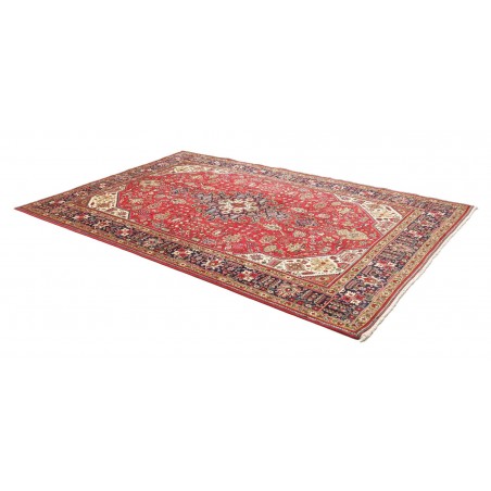 Tappeto Tabriz Persia marrone giallo 197x300