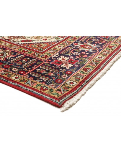 Tappeto Tabriz Persia marrone giallo 197x300