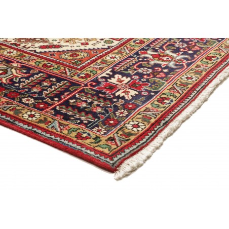 Tappeto Tabriz Persia marrone giallo 197x300