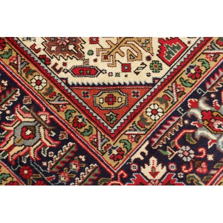 Tappeto Tabriz Persia marrone giallo 197x300