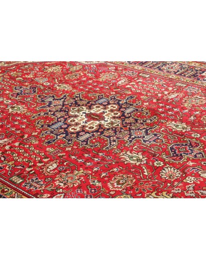 Tappeto Tabriz Persia marrone giallo 197x300