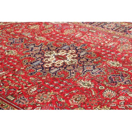 Tappeto Tabriz Persia marrone giallo 197x300