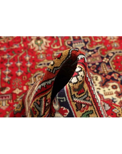 Tappeto Tabriz Persia marrone giallo 197x300