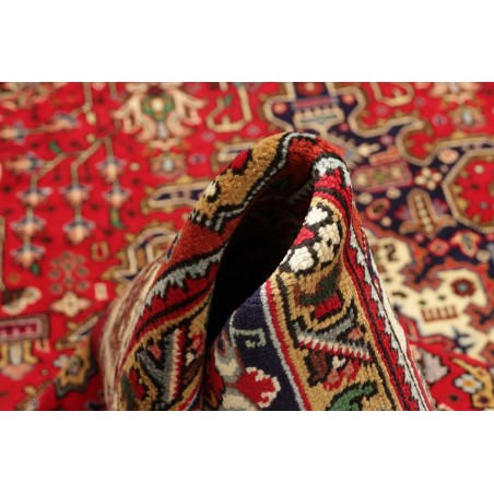 Tappeto Tabriz Persia marrone giallo 197x300