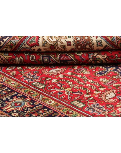 Tappeto Tabriz Persia marrone giallo 197x300