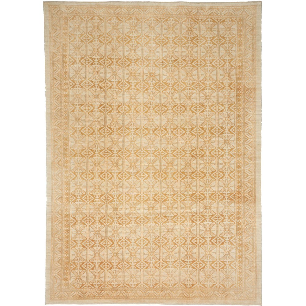 Tappeto Shayan Fine Pakistan marrone giallo 206x287 Tappeto Shayan Fine Pakistan marrone giallo 206x287