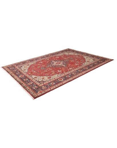 Tappeto Tabriz Persia marrone giallo 204x286