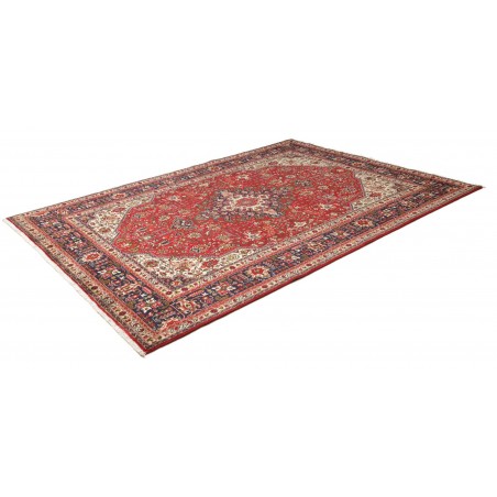Tappeto Tabriz Persia marrone giallo 204x286