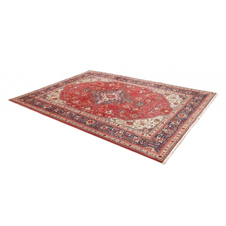 Tappeto Tabriz Persia marrone giallo 204x286
