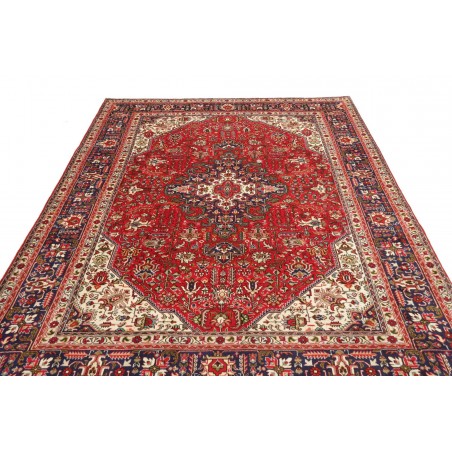 Tappeto Tabriz Persia marrone giallo 204x286