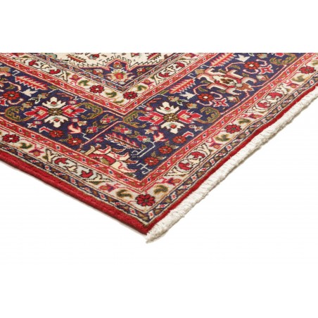 Tappeto Tabriz Persia marrone giallo 204x286