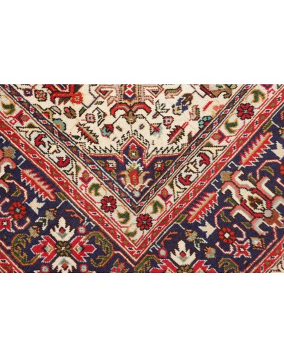 Tappeto Tabriz Persia marrone giallo 204x286