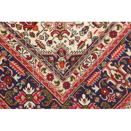 Tappeto Tabriz Persia marrone giallo 204x286