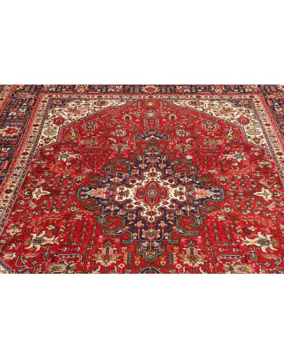 Tappeto Tabriz Persia marrone giallo 204x286