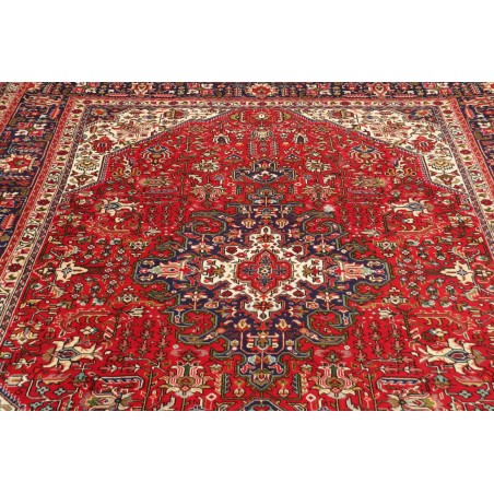 Tappeto Tabriz Persia marrone giallo 204x286