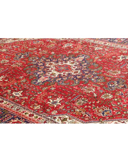 Tappeto Tabriz Persia marrone giallo 204x286