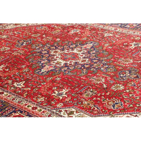 Tappeto Tabriz Persia marrone giallo 204x286