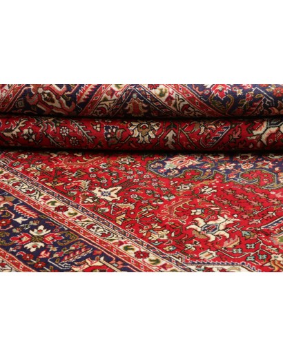 Tappeto Tabriz Persia marrone giallo 204x286