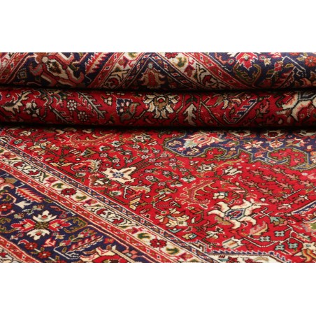 Tappeto Tabriz Persia marrone giallo 204x286