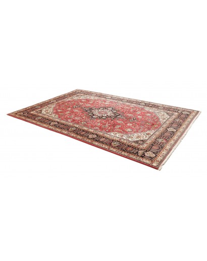 Tappeto Tabriz Persia marrone giallo 200x295