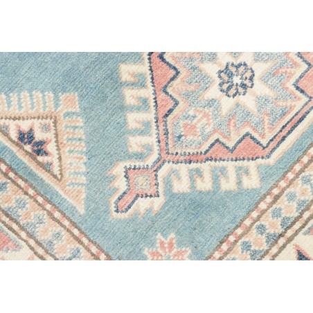 Tappeto Kazak Afghanistan bianco azzurro 100x156