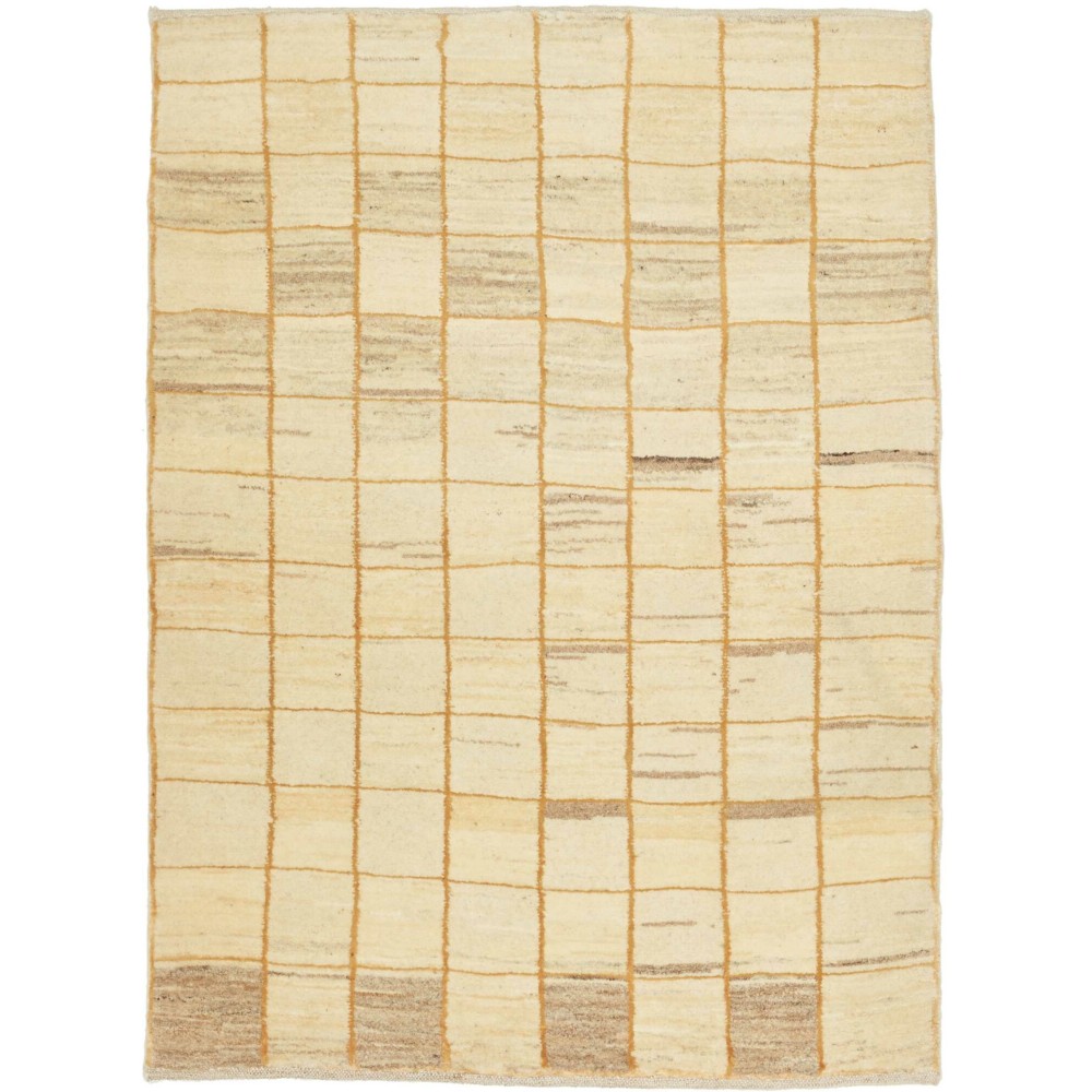 Tappeto Shayan Fine Pakistan giallo arancione 83x123 Tappeto Shayan Fine Pakistan giallo arancione 83x123