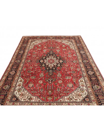 Tappeto Tabriz Persia marrone giallo 200x295