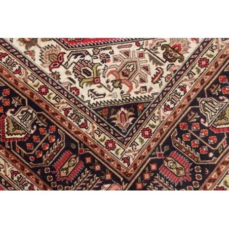 Tappeto Tabriz Persia marrone giallo 200x295
