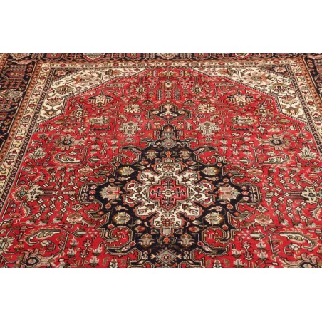 Tappeto Tabriz Persia marrone giallo 200x295