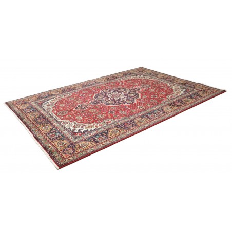 Tappeto Tabriz Persia marrone grigio 200x292