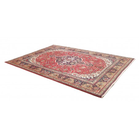 Tappeto Tabriz Persia marrone grigio 200x292