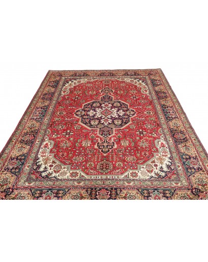Tappeto Tabriz Persia marrone grigio 200x292