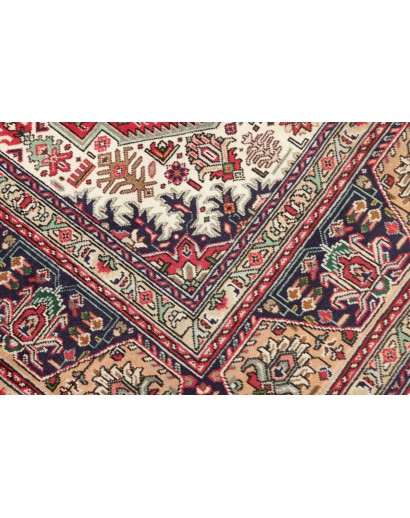 Tappeto Tabriz Persia marrone grigio 200x292