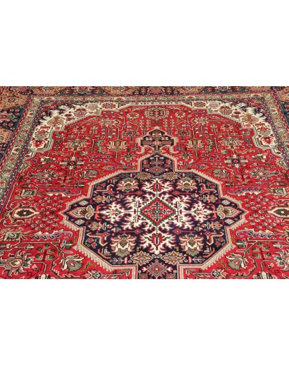 Tappeto Tabriz Persia marrone grigio 200x292