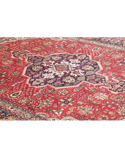 Tappeto Tabriz Persia marrone grigio 200x292