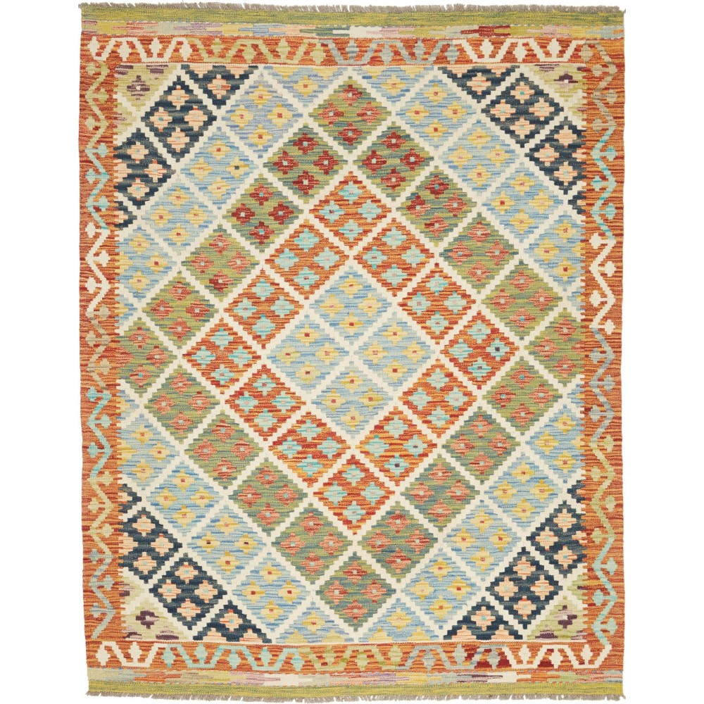 Tappeto Kilim Afghanistan marrone 153x192