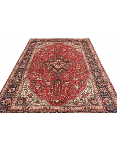 Tappeto Tabriz Persia marrone giallo 195x300