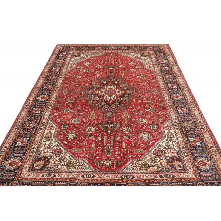 Tappeto Tabriz Persia marrone giallo 195x300