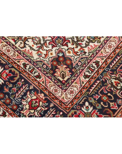 Tappeto Tabriz Persia marrone giallo 195x300