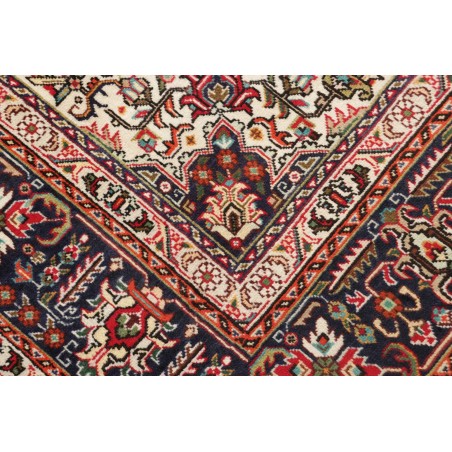 Tappeto Tabriz Persia marrone giallo 195x300