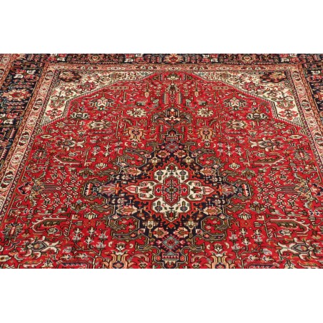 Tappeto Tabriz Persia marrone giallo 195x300