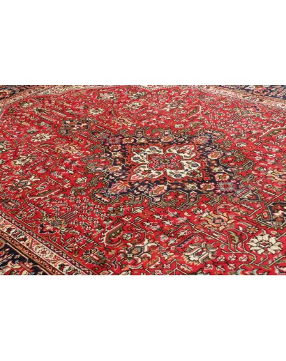 Tappeto Tabriz Persia marrone giallo 195x300