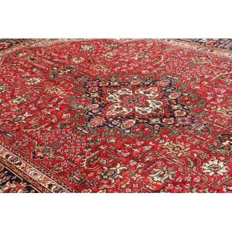 Tappeto Tabriz Persia marrone giallo 195x300